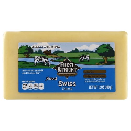 First Street Swiss Chunk Cheese